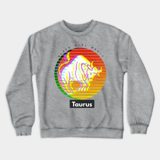 TAURUS Black Girl Magic (zodiac sign) Crewneck Sweatshirt